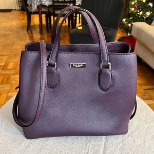 Kate Spade plum hand bag